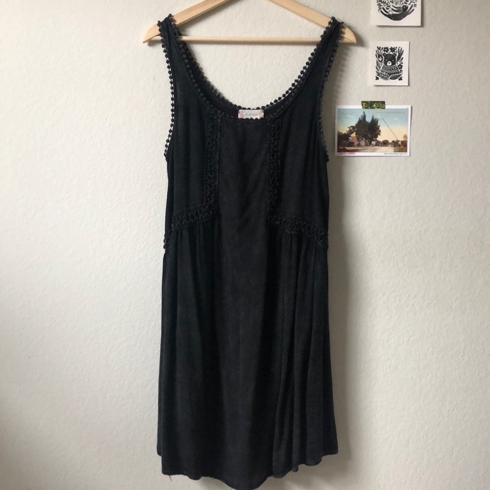Cute Alter’d State Charcoal Baby Doll Dress💕